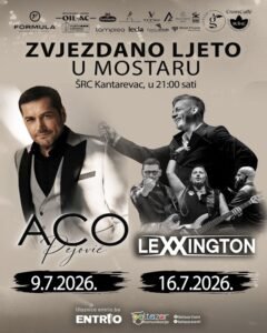 Zvijezde pod otvorenim nebom: Kantarevac ovog ljeta postaje epicentar glazbenih večeri u Mostaru