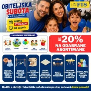 Obiteljska subota u FISu u Ljubuškom – najpovoljnija kupovina i odlična zabava