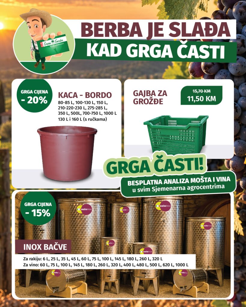 Da vina ne ostanu slatka, važno je koristiti kvasce