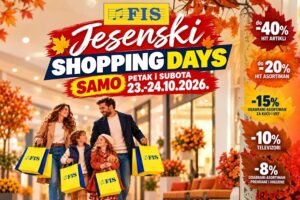 FIS Jesenski Shopping Day– dva dana odličnih popusta i još povoljnije kupovine!